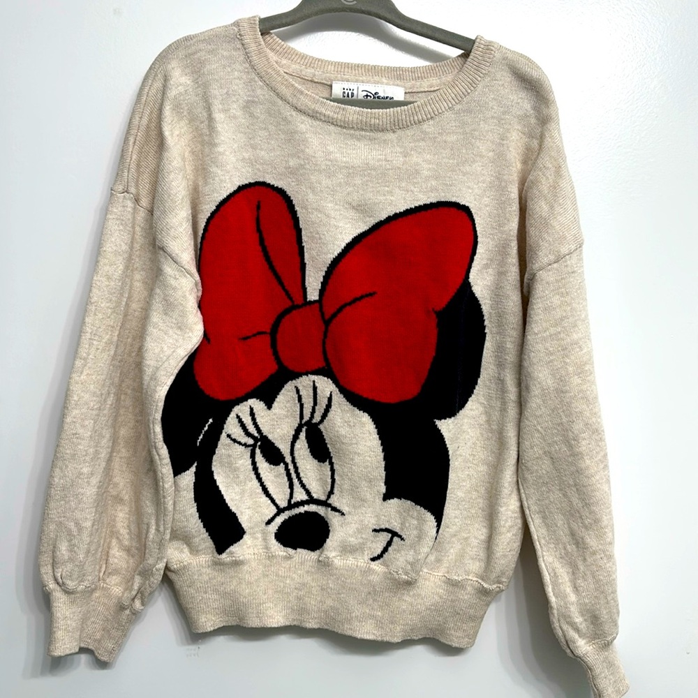 ECU- GAP Minnie Mouse sweater. Size 5
